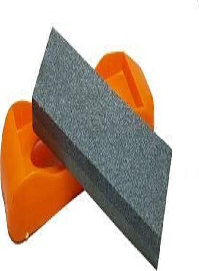 fASHRAMP Sharpening Stones, Whetstone Sharpener Stone with Plastic Base and Non-Skid Bottom (Random Color) - Image 2